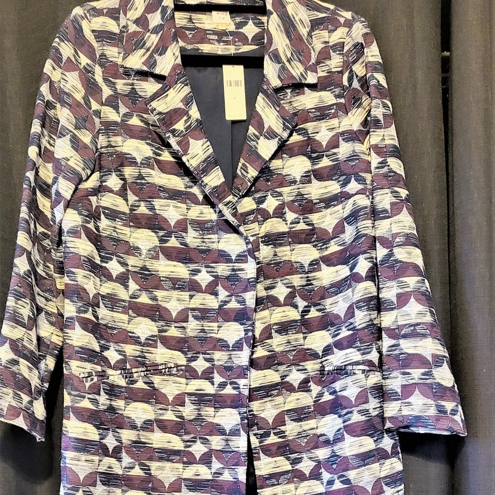Anthropologie Stylish Lightweight Coat -Open Front
